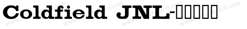 Coldfield JNL字体转换